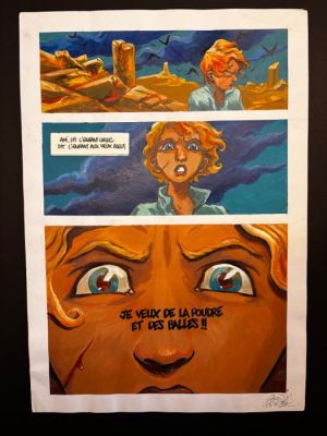 Lemercier, Gwendal - Original colour page - Poèmes de Victor Hugo en bandes dessinées | Catawiki