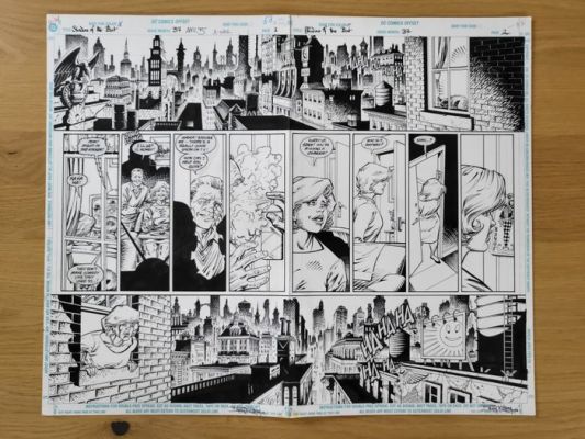 Barry Kitson - 1 Original page - Batman - Sadow of the Bat - Iss. 37 pg. 1-2 - 1995 | Catawiki