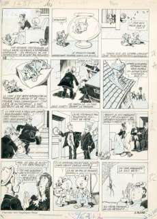 Calvo, Edmond | Original Page (P. 43) - Les Aventures de Cri Cri et Moumousse (1954) | Catawiki