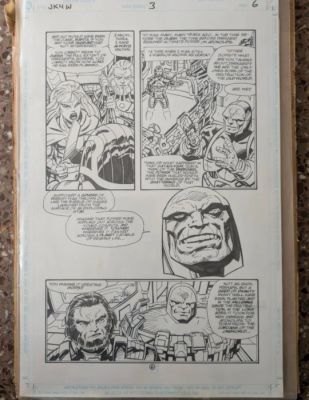 John Byrne - 1 Original page - JK4W (Jack Kirby’s Fourth World) - Vol 1 #3 - 1997 | Catawiki