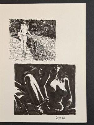 Altuna, Horacio - 2 Original drawing - Nel Parco, Ombre Nude | Catawiki