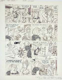 Dany Pas Gênée Gag... | DANY Pas gênée Gag en une planche Encre de chine,... | Vermot et Associés