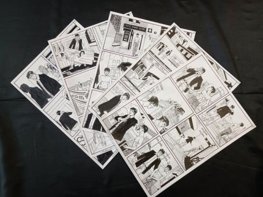 Montanari, Giuseppe - 5 Original page - Dylan Dog | Catawiki