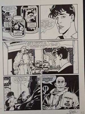 Saudelli, Franco - 1 Original page - Dylan Dog Il Discepolo - 2021 | Catawiki