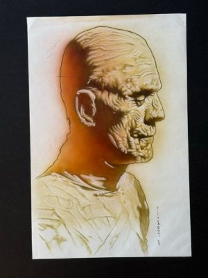 Jeff Pittarelli - 1 Original drawing - Frankenstein - Pop Art Style - 2007 | Catawiki