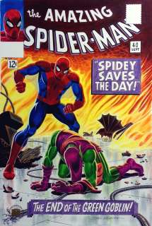 John Romita Sr. - Amazing Spider-Man #40 Historic Full Painting (Very Large) 1995