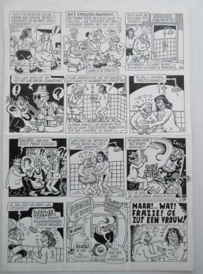 Linthout, Willy - 1 Original page - Urbanus - originele pagina uit album 71 - Het aangenaaide oor - 1998 | Catawiki