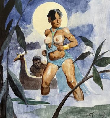 Hoffman, Mike - 2 Original drawing - European Series - Bourgeon - 2019