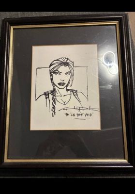Andy Park - Original drawing - Tomb Raider - Lara Croft | Catawiki