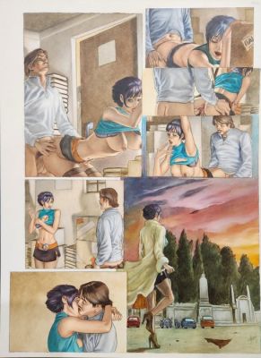 Ferri, Cosimo - 1 Original colour page - Mara T03 pl06 - L’Effrayant visage de la Vérité - 2013 | Catawiki