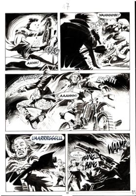 Dotti, Maurizio - 1 Original page - Dampyr #4 - "Notturno in rosso" - 2003 | Catawiki