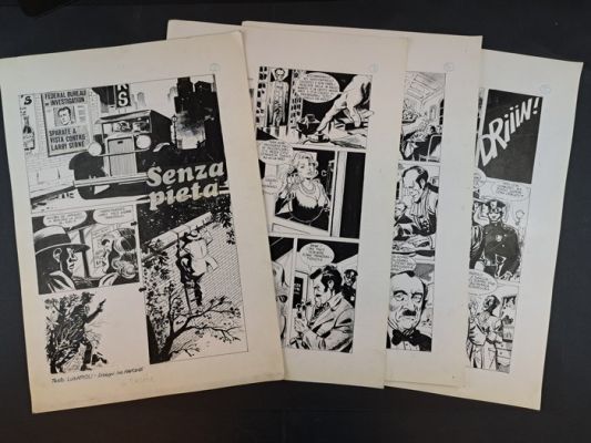 Pavone, Ivo - 6 Original page - Senza Pietà | Catawiki