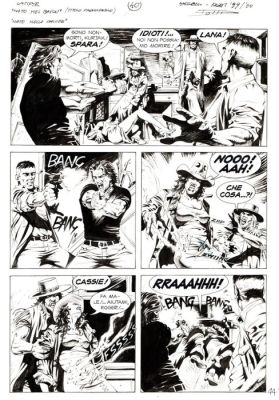 Dotti, Maurizio - 1 Original page - Dampyr #15 - "Nato nella palude" - 2001