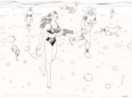 Moebius (Jean Giraud) - "Le Garage Hermétique: | Urania Casa d’Aste