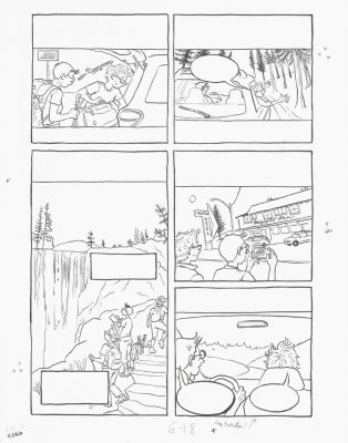 Alison Bechdel | The Secret to Super Human Strength - Pg.216 | Athenaeum Comic Art