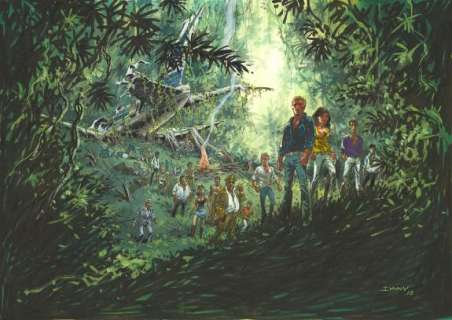 Dany | Illustration originale réalisée en 2018 - Histoire sans héros | Daniel Maghen