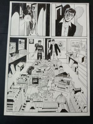 Montanari, Giuseppe - 4 Original page - Dylan Dog | Catawiki