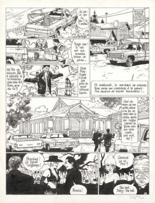 Cosey | Planche originale n°19 - Tome 1 - Le Voyage en Italie | Daniel Maghen