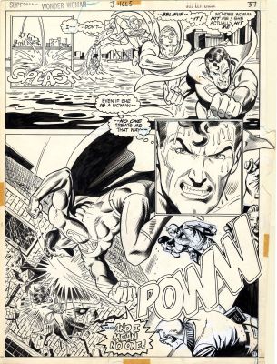 García-López, José Luis - Superman vs Wonderwoman #1 p.37 | Comic Book Art Gallery