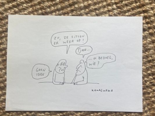 Kamagurka - 1 Original drawing - Wie? | Catawiki