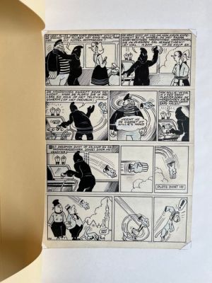 Sleen, Marc - 1 Page originale + album deluxe - Nero 3 - Het Zeespook - gesigneerd - 1990 | Catawiki