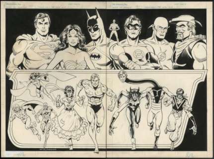 Patton, Chuck - DC SAMPLER #2 Double Page Splash | ComicConnect