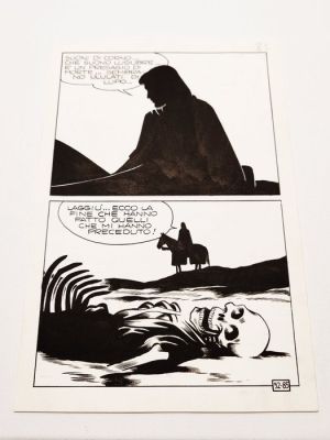 Roberto Raviola MAGNUS Original page - Satanik - Satanik n.52 "La Dimensione del Terrore" pagina originale n.85 - 1967 | Catawiki