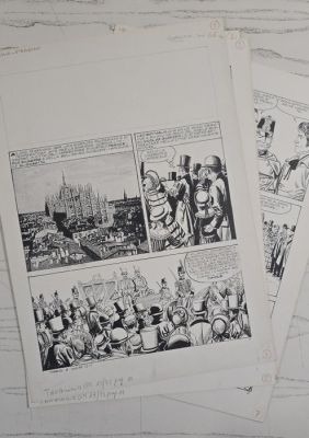 Tarquinio, Sergio - 10 Original page - Leo Battaglia 5* Episodio - Storia Completa | Catawiki