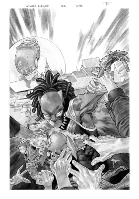 Continue Shopping | ULTIMATE ENDGAME #2 FRANCESCO MOBILI ORIGINAL COVER ART | Scott’s Collectables