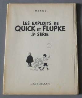 Les Exploits de Quick Et Flupke - 3Ème Série Casterman |  | Artcurial
