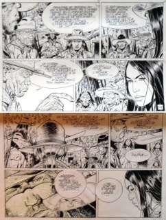 Girod, Thierry | Original page (p.34)  - Durango 16  - Een gier in de schemer  - (2012) | Catawiki