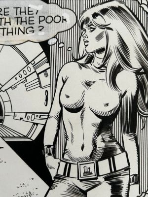 Romero, Enric Badia - 1 Original page - Axa - PHWOOOSH! - 1983