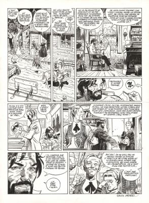 Ralph Meyer | Undertaker, Mister Prairie, Planche originale | Daniel Maghen