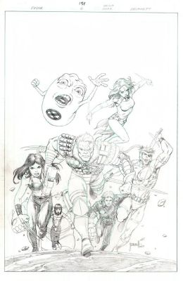 Grummett, Tom - Cable #151 - Cover! | Comic Book Art Gallery