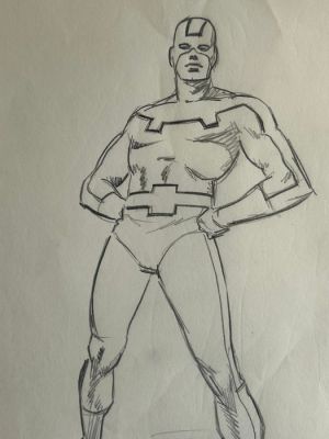 Wood, Wally - 1 Original page - Thunder Agents - Preliminary Superhero drawing - 1965 | Catawiki