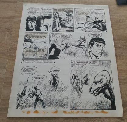 Stokes, John - 1 Original page - Star Trek - 1973 | Catawiki