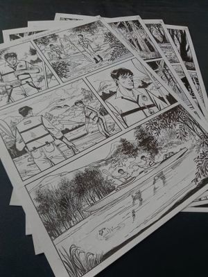 Montanari, Giuseppe & Grassani, Ernesto - 4 Original page - Dylan Dog - Quando il mostro è in vacanza - 2021 | Catawiki