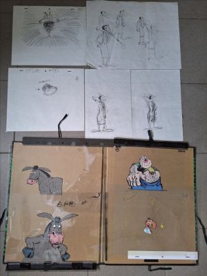 Vuillemin, Philippe - 9 Original preliminary drawing - Les Sales Blagues de l’Écho - 1980 | Catawiki