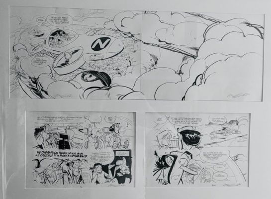 Munuera, José Luis - 2 Original page - Zorglub - La fille du Z - 2017 | Catawiki