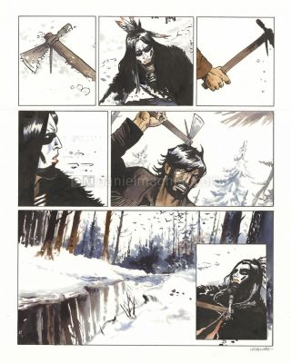 Bernard Vrancken | Nouvelle France, Chapitre V, planche orig | Daniel Maghen