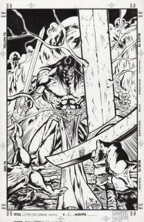 Stefano Raffaele - Conan: The scarlet sword #1 cover