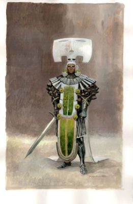 Zuccheri, Laura - 1 Original colour drawing - Les Epee de Verre - The Royal Guard in Karelane - 2023 | Catawiki
