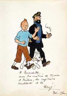 Hergé Georges Remi Dit (1907-1983) | TINTIN, HADDOCK ET MILOU | Artcurial