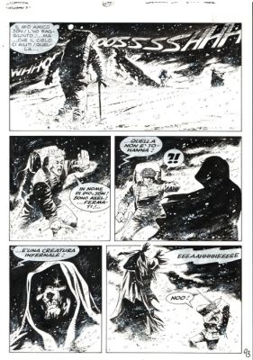 Dotti, Maurizio - 1 Original page - Dampyr #34 - "La caverna dei Troll" - 2003 | Catawiki