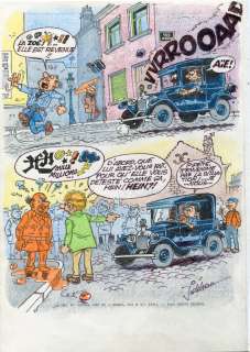 Jidéhem | Starter, illustration pleine page à l’encre de… | Millon