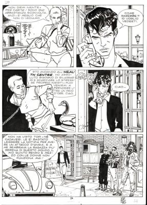 Siniscalchi, Luigi - 2 Original page - Dylan Dog #105 - "L‘orrenda invasione" - 1995