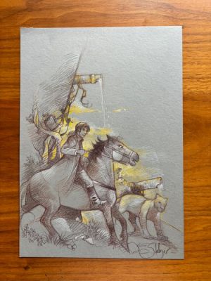 Stalner, Eric - 1 Original colour drawing - La Zone - 2025 | Catawiki