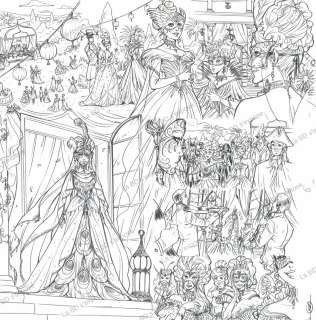 Nora MORETTI - Planche Originale crayonnée Princesse Sara Tome 5 P40