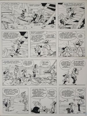 Remacle, Marcel - 1 Original page - Le Vieux Nick et Barbe-Noire | Catawiki