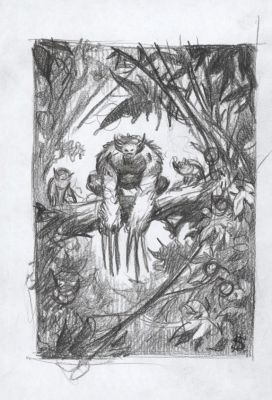 Stan Manoukian | Illustration originale, hommage à Wolverine | Daniel Maghen